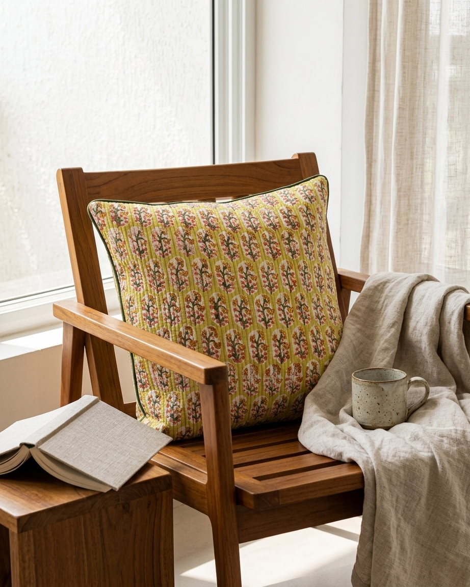 Quilted Cushion Cover