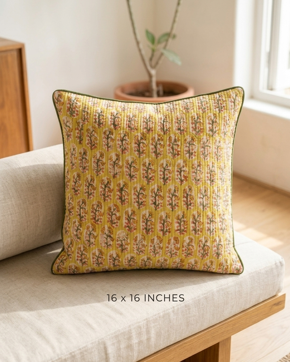 Quilted Cushion Cover