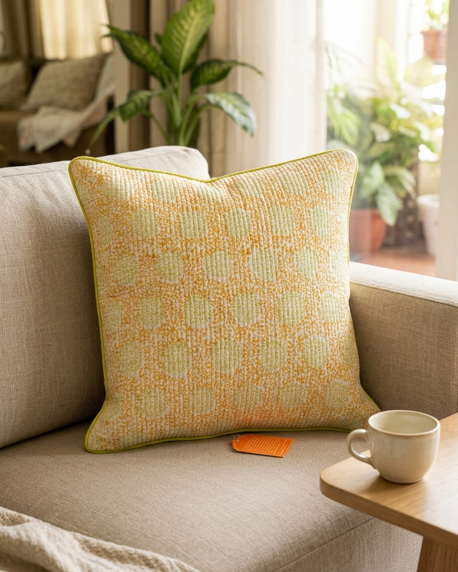 Quilted Cushion Cover