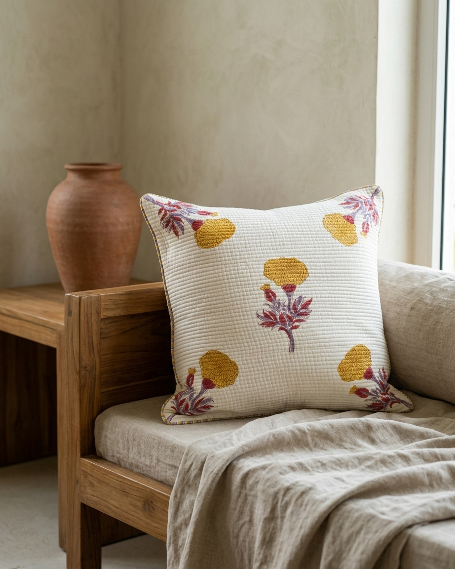 Quilted Cushion Cover