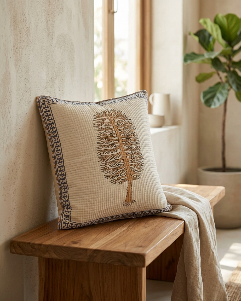 Quilted Cushion Cover