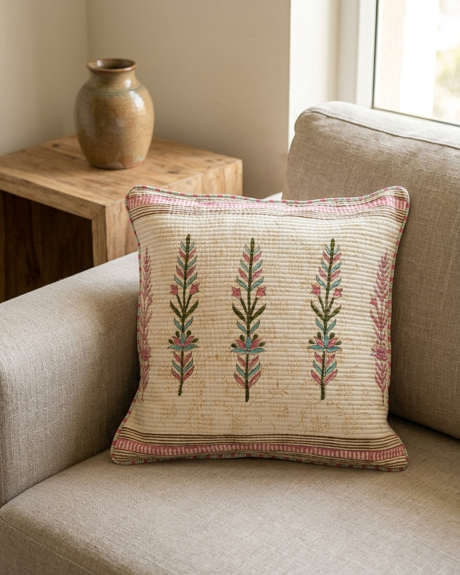 Quilted Cushion Cover