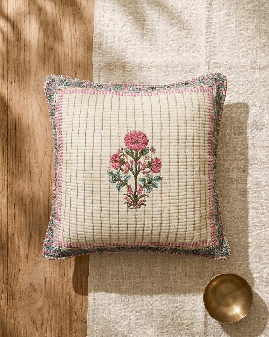 Quilted Cushion Cover