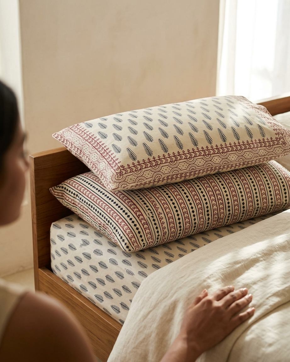Heritage Bagru Bedsheets - Natural Dye Edition