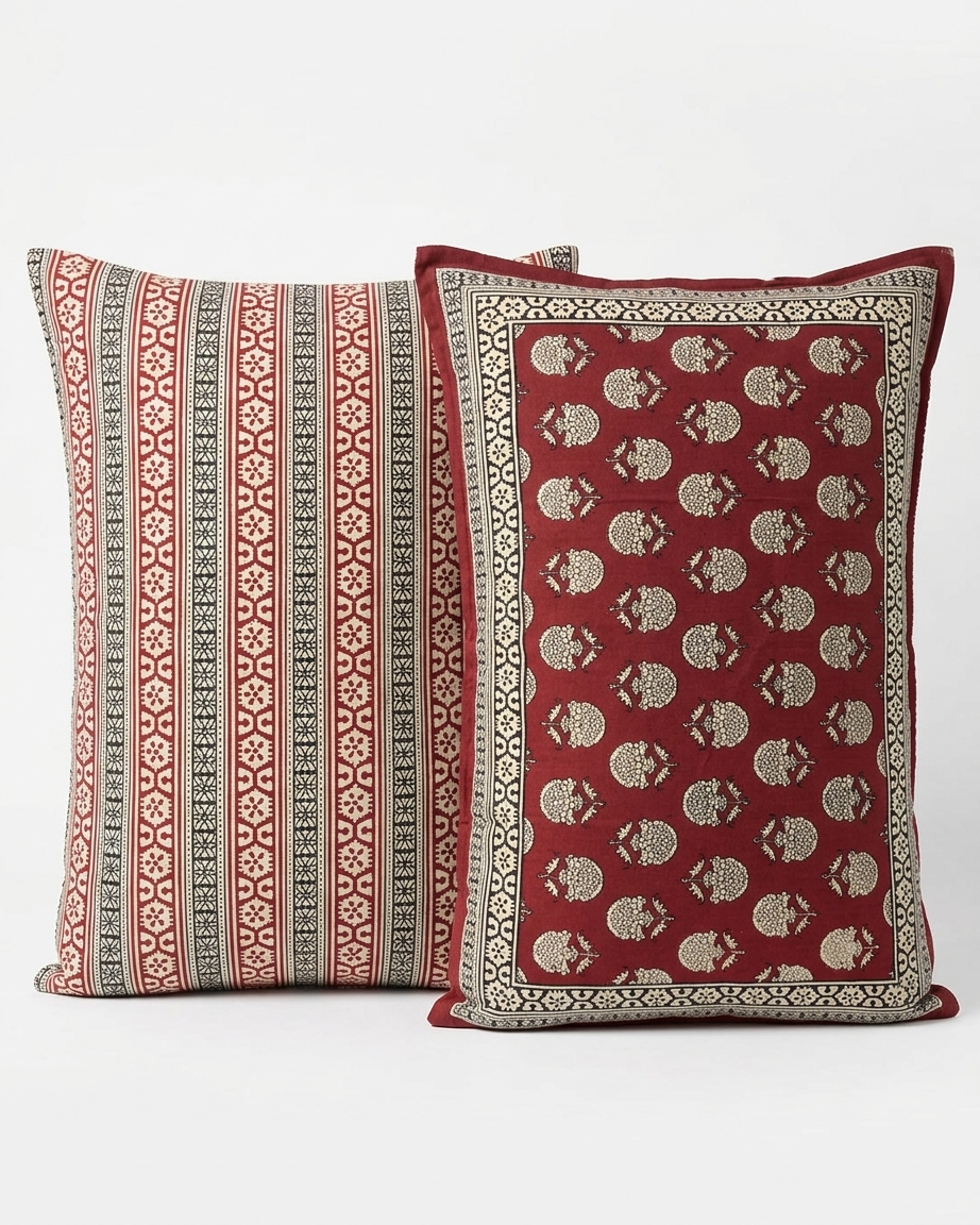 Heritage Bagru Bedsheets - Natural Dye Edition