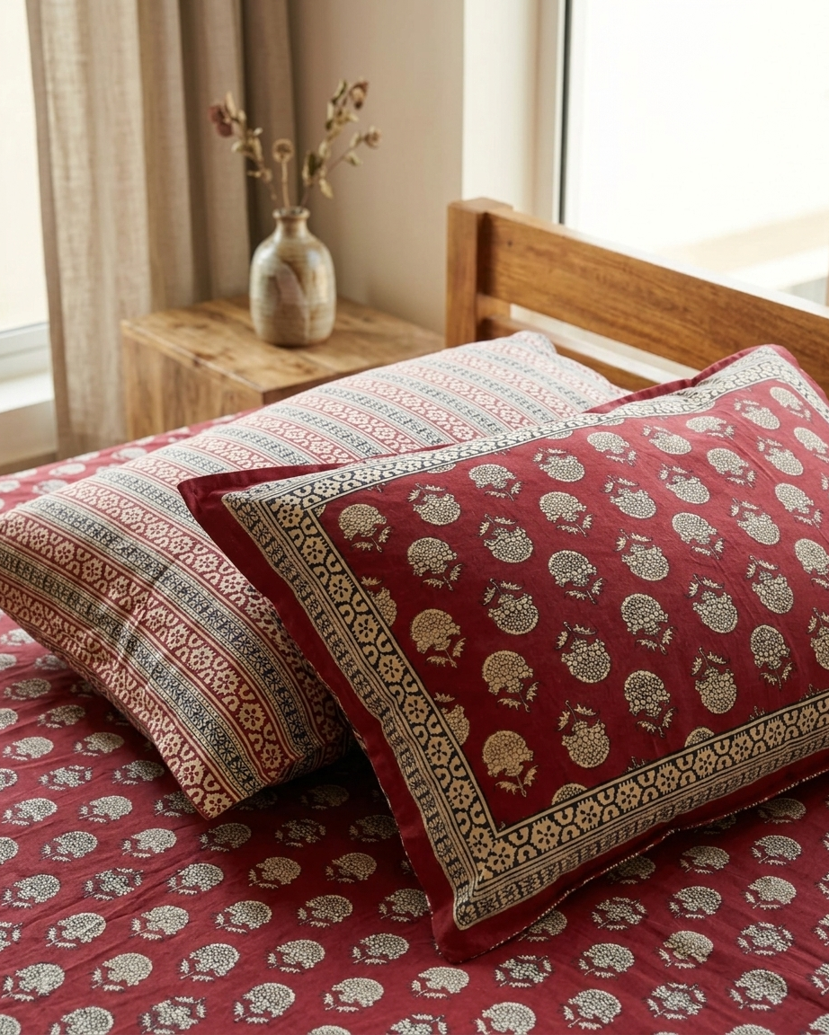 Heritage Bagru Bedsheets - Natural Dye Edition